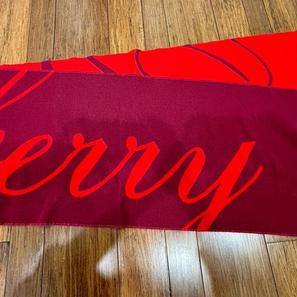 Burberry Logo Jacquard Wool Silk Scarf - Picture 3 of 7